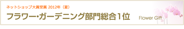 フラワー・ガーデニング部門総合1位